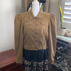 Blank NYC Dark Khaki Jean Jacket size M